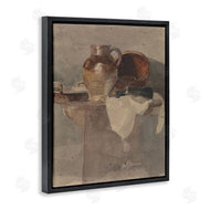Peter Dewint  | Grey Still Life Vase