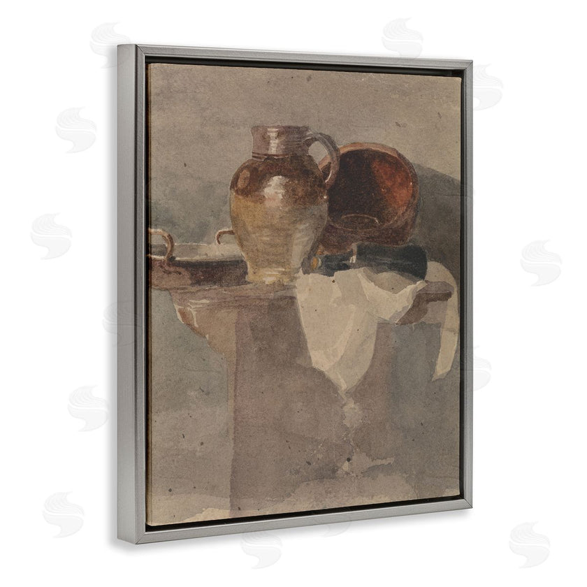 Peter Dewint  | Grey Still Life Vase