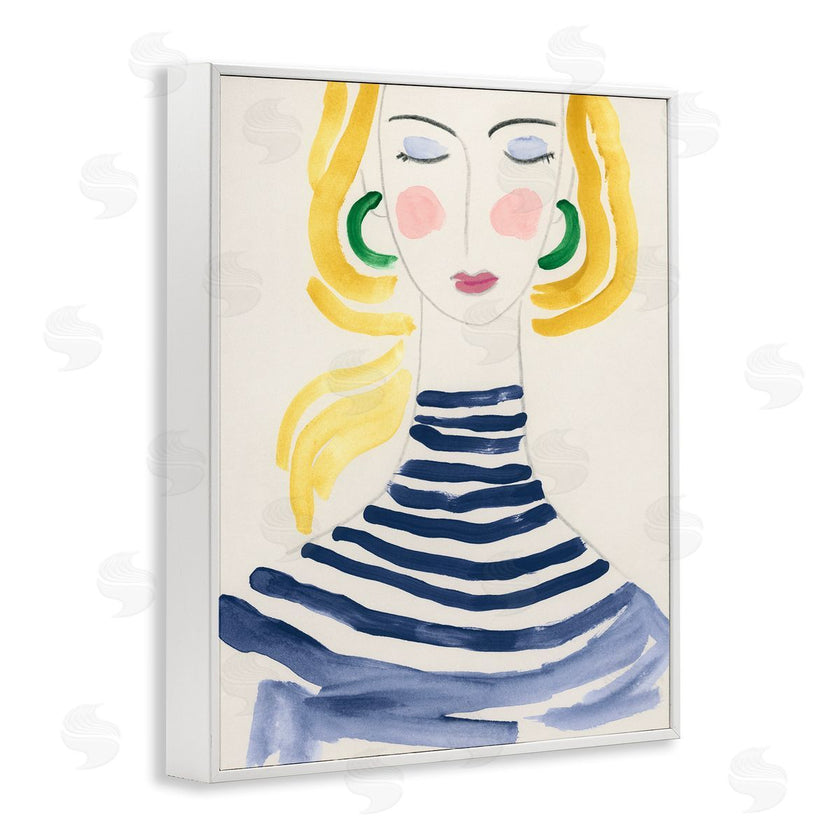 June Erica Vess  | Woman in Stripes