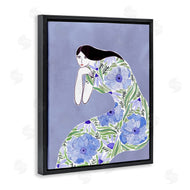 Melissa Wang  | Blue Floral Dress