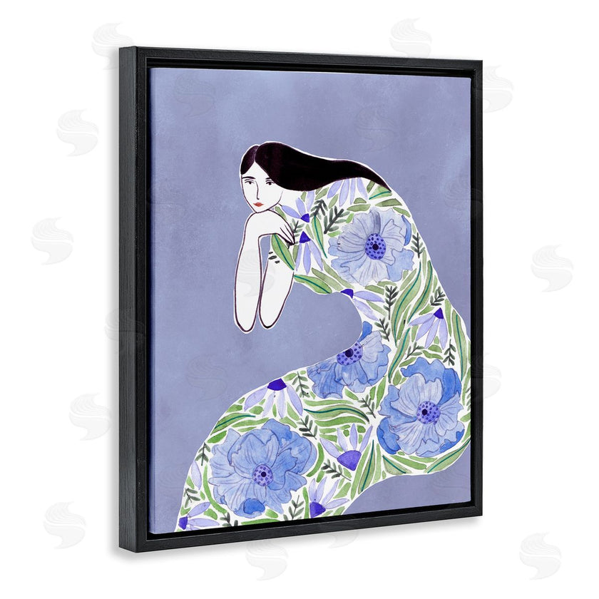 Melissa Wang  | Blue Floral Dress