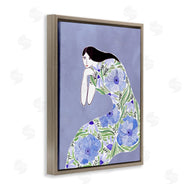 Melissa Wang  | Blue Floral Dress