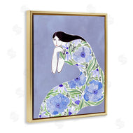 Melissa Wang  | Blue Floral Dress