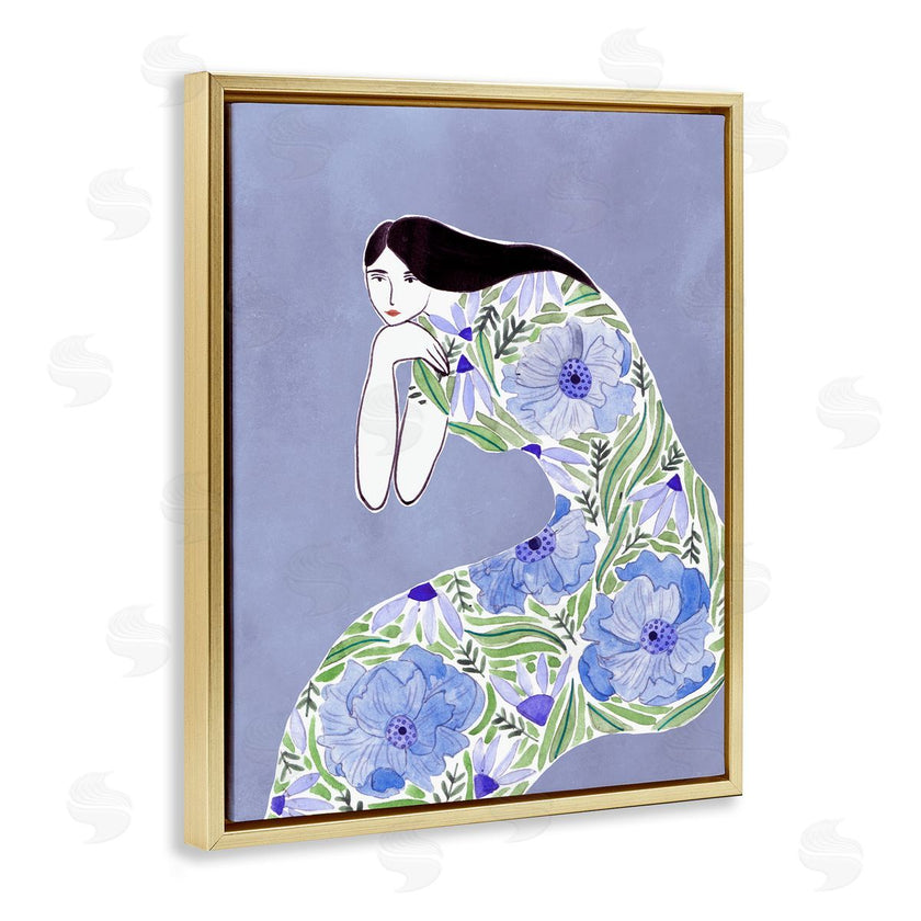 Melissa Wang  | Blue Floral Dress