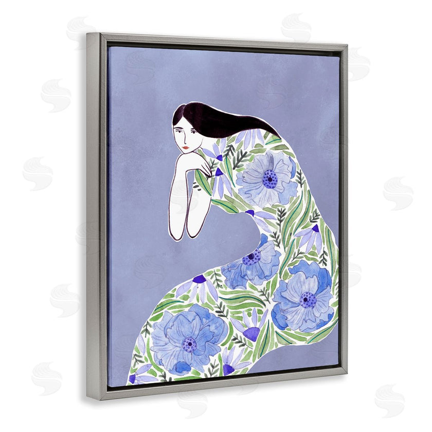 Melissa Wang  | Blue Floral Dress