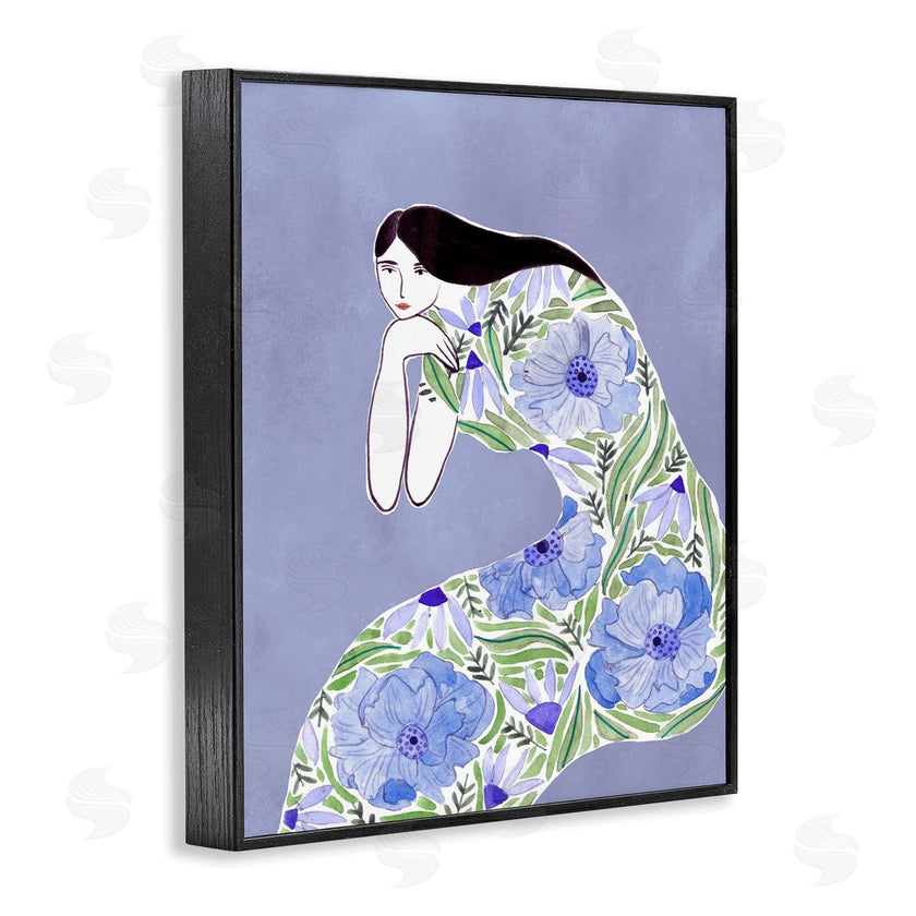 Melissa Wang  | Blue Floral Dress