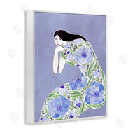 Melissa Wang  | Blue Floral Dress