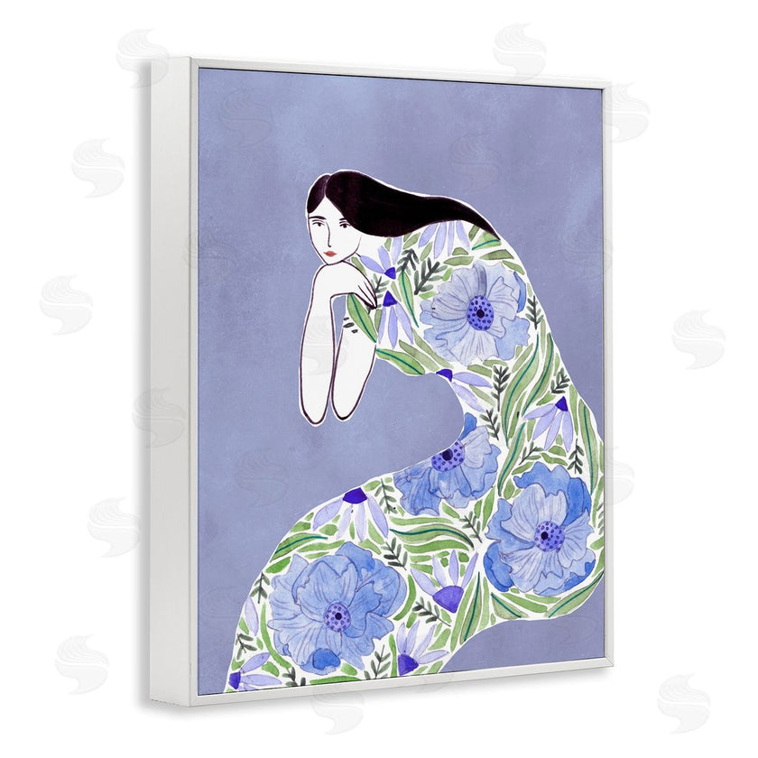 Melissa Wang  | Blue Floral Dress