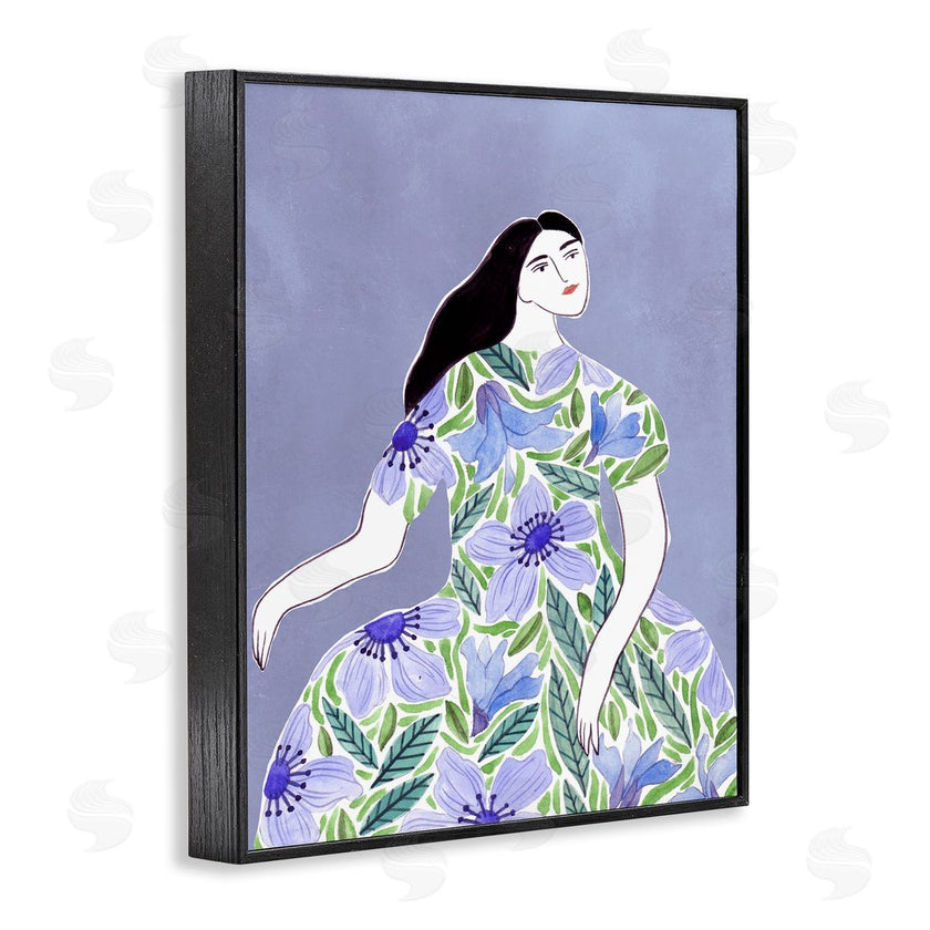 Melissa Wang  | Woman in Blue Floral Gown