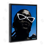Oladimeji Odunsi  | Stylish Sunglasses on Blue