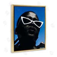 Oladimeji Odunsi  | Stylish Sunglasses on Blue