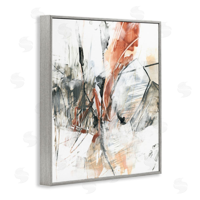 June Erica Vess  | Chaotic Terracotta & Grey