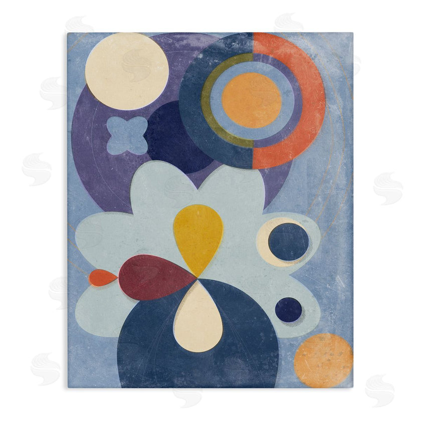 Victoria Barnes  | Blue Retro Shapes
