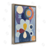 Victoria Barnes  | Blue Retro Shapes