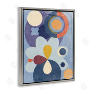 Victoria Barnes  | Blue Retro Shapes