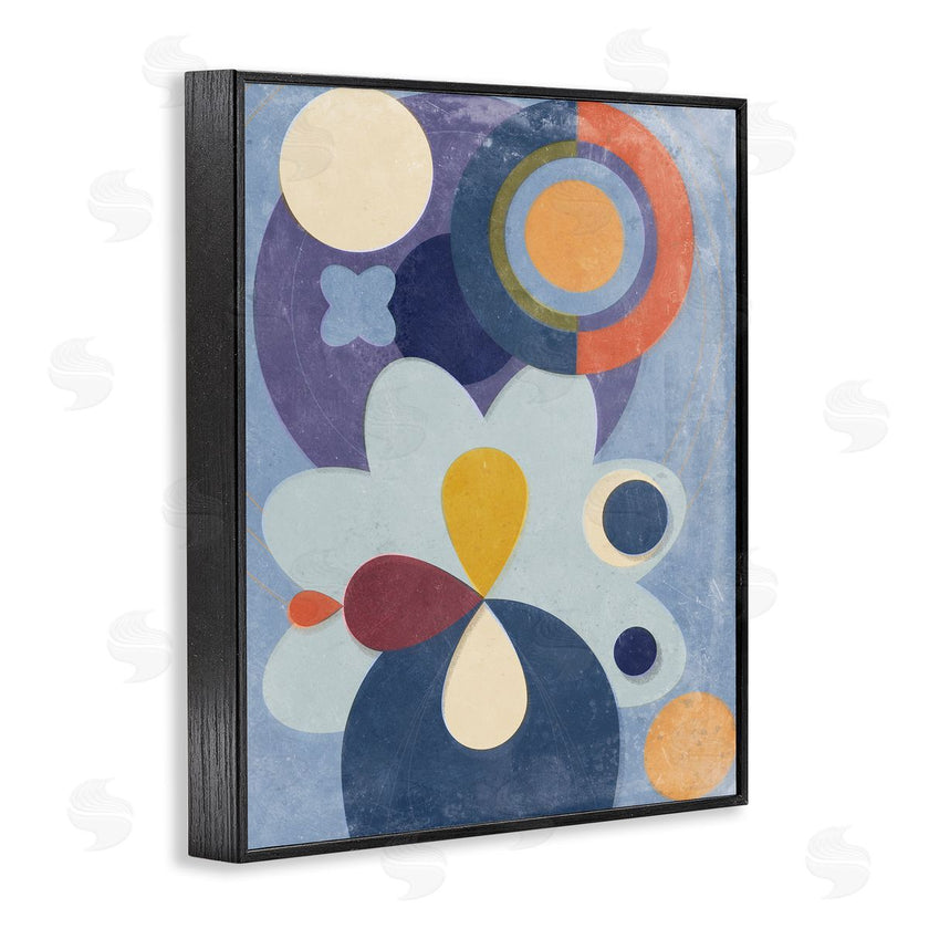 Victoria Barnes  | Blue Retro Shapes