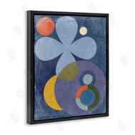 Victoria Barnes  | Blue Retro Curved Shapes