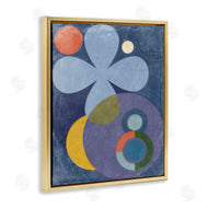 Victoria Barnes  | Blue Retro Curved Shapes