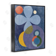 Victoria Barnes  | Blue Retro Curved Shapes