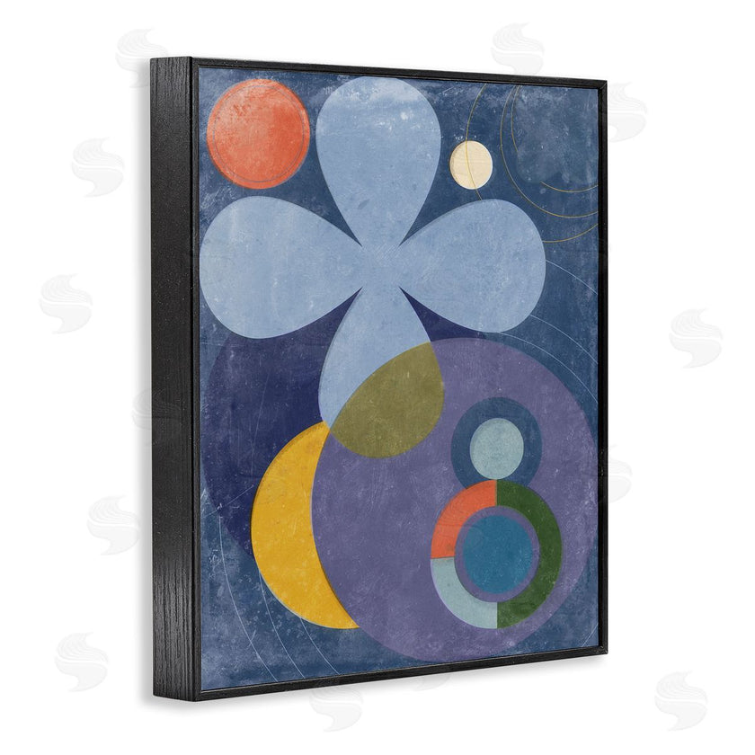 Victoria Barnes  | Blue Retro Curved Shapes