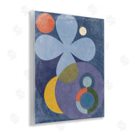 Victoria Barnes  | Blue Retro Curved Shapes