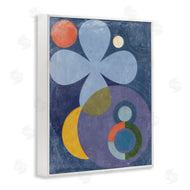 Victoria Barnes  | Blue Retro Curved Shapes