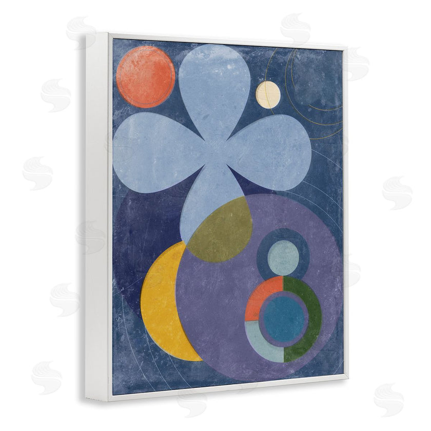 Victoria Barnes  | Blue Retro Curved Shapes