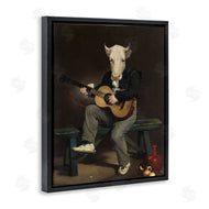 Alicia Longley  | Cow Playing Guitar