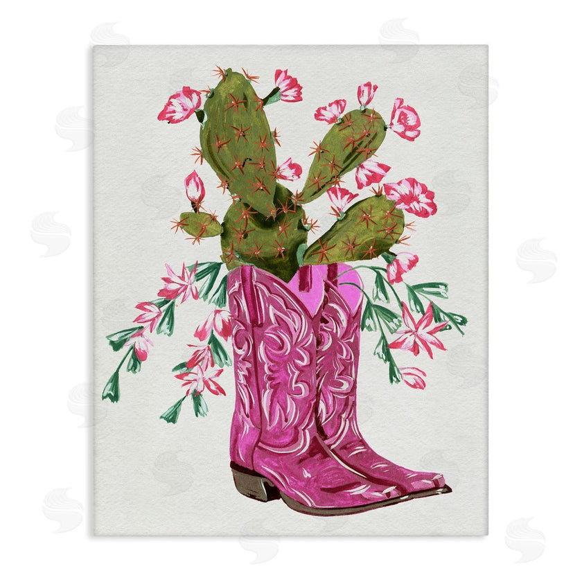 Melissa Wang  | Pink Accent Cactus & Boots