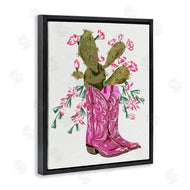 Melissa Wang  | Pink Accent Cactus & Boots