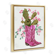Melissa Wang  | Pink Accent Cactus & Boots