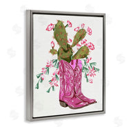 Melissa Wang  | Pink Accent Cactus & Boots