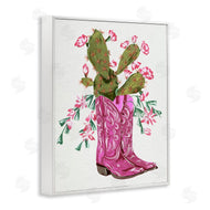 Melissa Wang  | Pink Accent Cactus & Boots