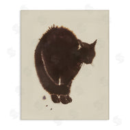 Grace Popp  | Minimal Cat on Beige