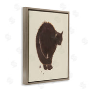 Grace Popp  | Minimal Cat on Beige