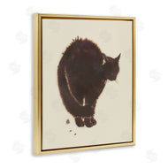 Grace Popp  | Minimal Cat on Beige