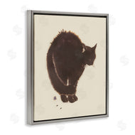 Grace Popp  | Minimal Cat on Beige