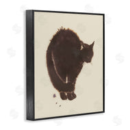 Grace Popp  | Minimal Cat on Beige