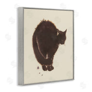 Grace Popp  | Minimal Cat on Beige