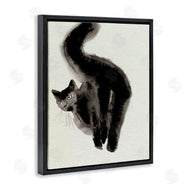 Melissa Wang  | Fun Black Cat Behind