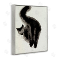 Melissa Wang  | Fun Black Cat Behind