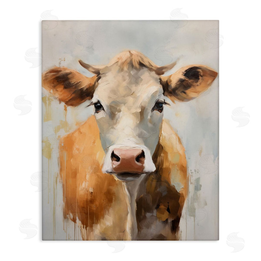 Arlington Prints | Paint Drip Jersey Cow