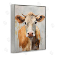 Arlington Prints | Paint Drip Jersey Cow
