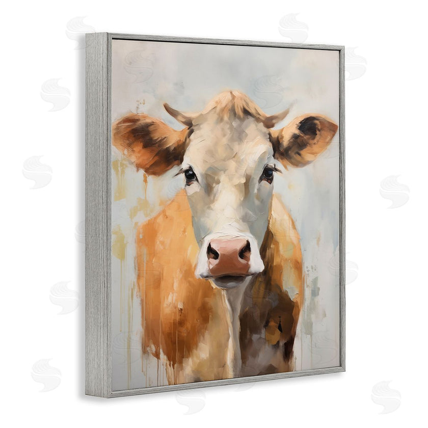 Arlington Prints | Paint Drip Jersey Cow