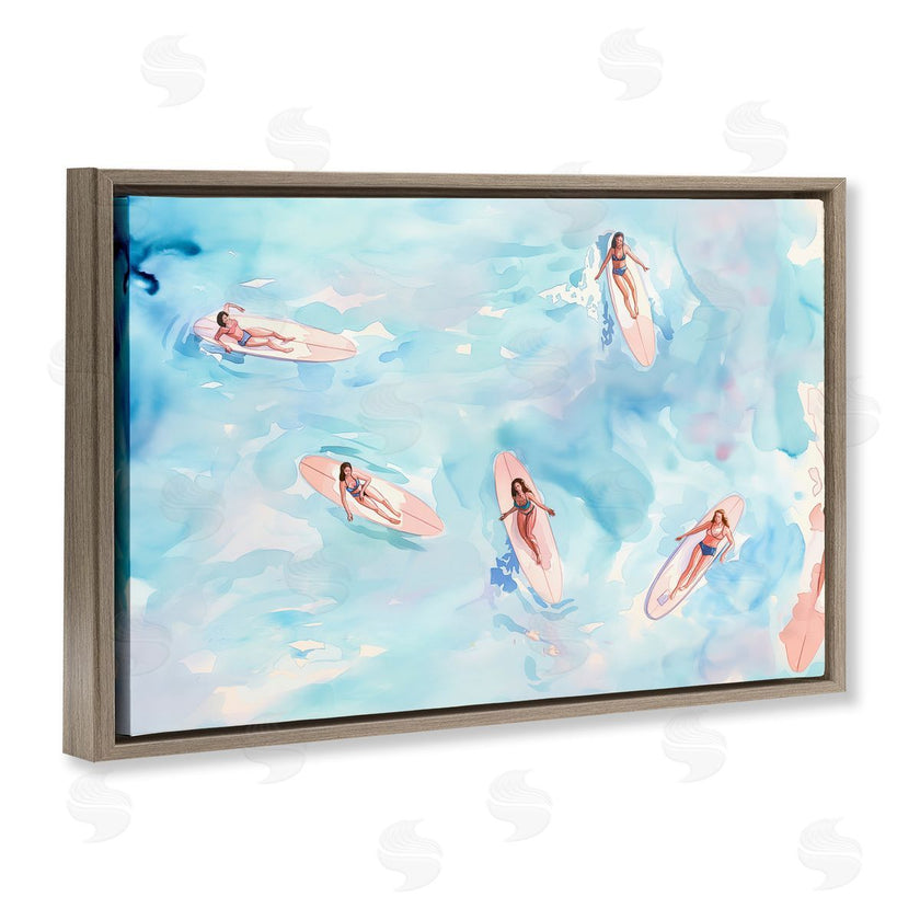 Arlington Prints | Surfer Girls on Sea