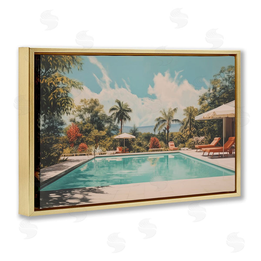Arlington Prints | Tropical Villa Swimming Pool
