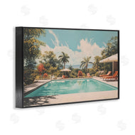 Arlington Prints | Tropical Villa Swimming Pool
