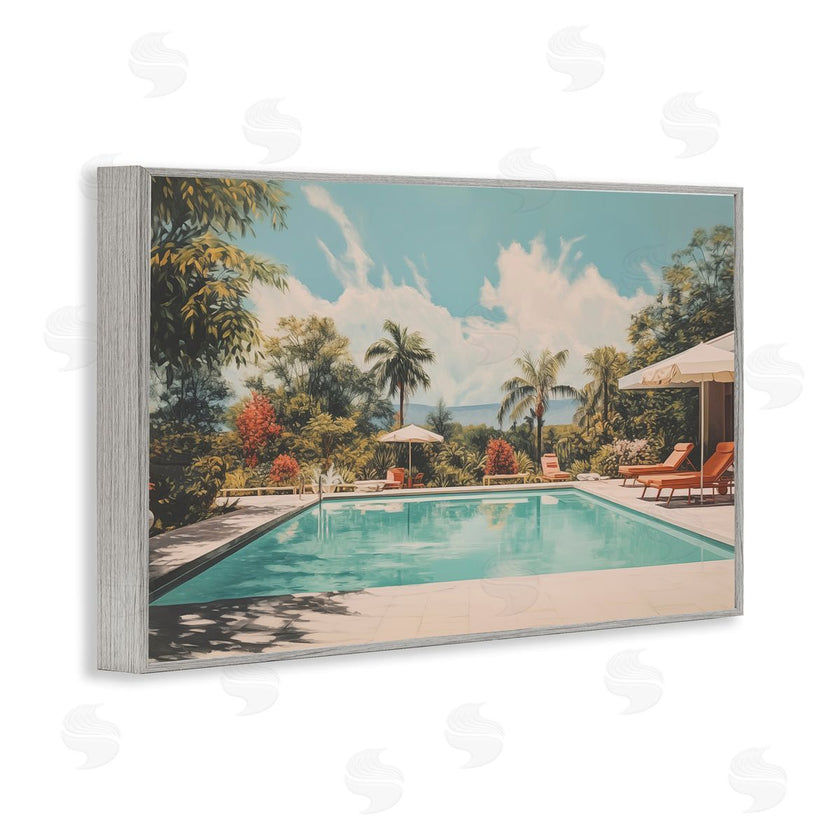 Arlington Prints | Tropical Villa Swimming Pool