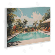 Arlington Prints | Tropical Villa Swimming Pool