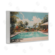 Arlington Prints | Tropical Villa Swimming Pool
